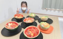 スイカ🍉&メロン🍈のフルーツポンチ＠noa