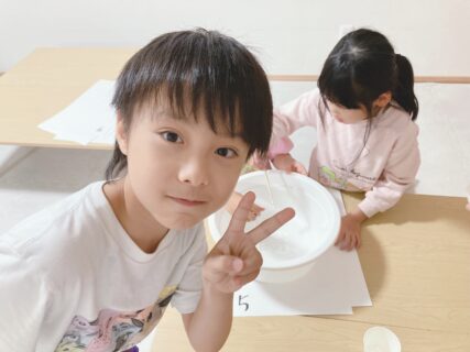 新グループでスライム工作♬＠noa
