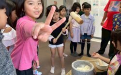 みんなでお餅つき🎍＠laputa