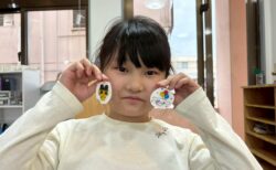 プラバンでキーホルダー作ったよ☆