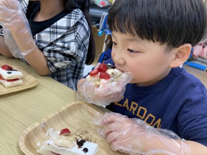 こいのぼりサンドをつくろう🎏@forest